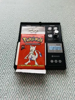 21.23g HeavyU Wizards of the Coast Pokemon TCG Base Set 2 Pack 1999 Vintage - Image 2