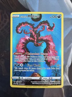Pokemon Galarian Moltres SWSH284 Crown Zenith Promo Holo - Image 1