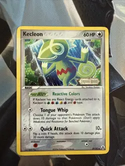 Pokemon Kecleon Reverse Holo Legend Maker 37/92 - Image 1