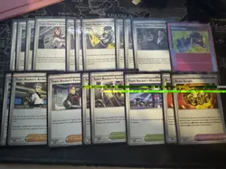 Pokemon TCG Team Rocket's Spidops & Mewtwo Ex Tournament Ready Deck and sleeves - Image 1