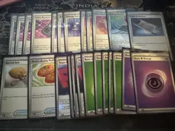 Pokemon TCG Team Rocket's Spidops & Mewtwo Ex Tournament Ready Deck and sleeves - Image 2