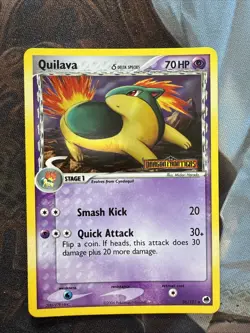 2006 Pokemon Quilava Holo 36/101 - Stamped Dragon Frontiers - NM - Image 1