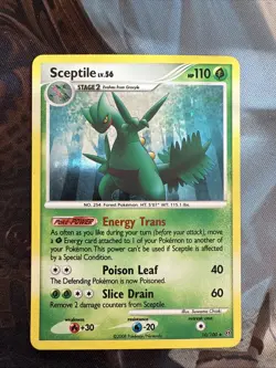 Sceptile 10/100 Holo - Pokemon Diamond & Pearl Stormfront Holo Rare - Image 1