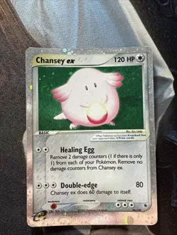 Chansey ex 96/109 Ruby and Sapphire Ultra Rare Holo Pokemon TCG - Image 1