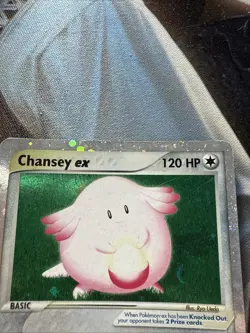 Chansey ex 96/109 Ruby and Sapphire Ultra Rare Holo Pokemon TCG - Image 2