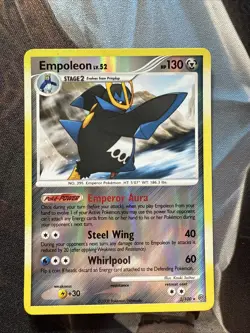 Empoleon 2/100 Stormfront Reverse Holo Rare Pokemon TCG Light Played - Image 1