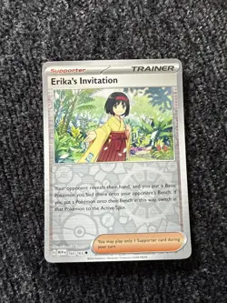 Erika's Invitation 160/165 Reverse Holo - Scarlet & Violet 151 - Pokemon TCG NM - Image 1