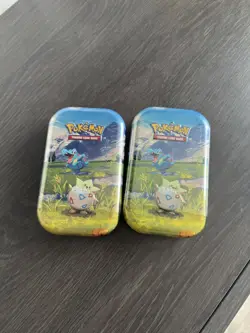 Pokemon Ascended Hero’s Mini Tin Totodile & Togepi Brand New ✅ Free Shipping🚚 - Image 1