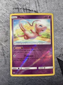 Mew Reverse Holo 76/214 Unbroken Bonds Holo Rare Pokemon TCG - Image 1