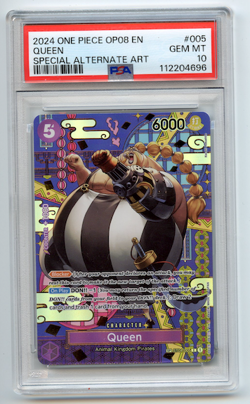 One Piece CCG Queen Two Legends ST04-005 PSA 10 Gem Mint - Image 1