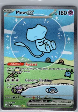 Mew ex 232/091 SIR SV: Paldean Fates - Pokemon Card - NM - Image 1