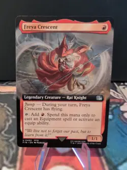 Magic MTG Final Fantasy Freya Crescent #460 *NON-FOIL* Extended Art Uncommon - Image 1