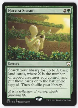 Harvest Season Normal R Commander: Kaldheim 63 NM - Image 1