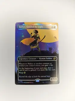 Haliya, Guided by Light (Borderless) Edge of Eternities Foil - Image 1