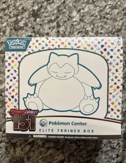 Pokemon TCG Pokemon 151 Pokemon Center Exclusive Elite Trainer Box ETB Sealed - Image 1