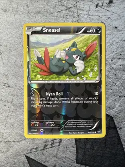 Pokemon - Sneasel - (60/114) - XY Steam Siege - Reverse Holo - NM/M - Image 1