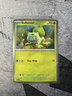 Bulbasaur SVP EN 046 - 151 Black Star Promo - Cosmos Holo Pokemon Card NM - Image 1