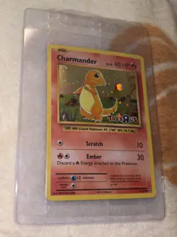 Pokemon Charmander Holo Card #9/108 Toys R Us 2016 Swirl Sealed CHARMANDER - Image 1