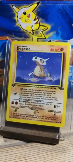 Tragosso 50/64 *1. Edition Dschungel Ger 🇩🇪 Pokemon Cards 1999 ⭐ NM - Image 1