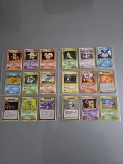 1996 Pokemon Japanese Vintage Sammlung 18x Base set WOTC Guter Zustand 1 Edition - Image 1