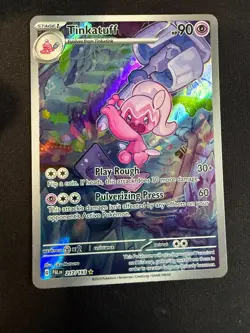 Pokemon Paldea Evolved - 217/193 Tinkatuff - Illustration Rare - NM/M - Image 1