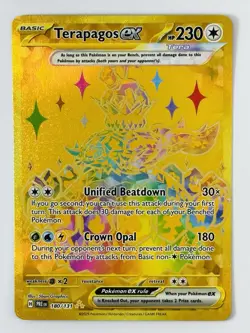 Terapagos ex 180/131 Hyper Rare SV: Prismatic Evolutions Pokemon TCG NM - Image 1