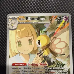 Lillie's Ribombee 164/159 Illustration Rare - Journey Together - Pokemon TCG - Image 2