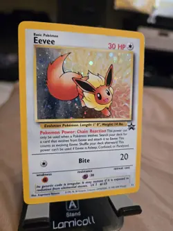 2000 Pokemon Promos - Wizards Black Star Eevee #11 Heavy Play - Image 1