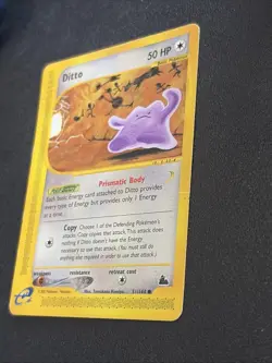 Ditto 51/144 Pokemon Skyridge Card Non Holo MP 2003 - Image 2