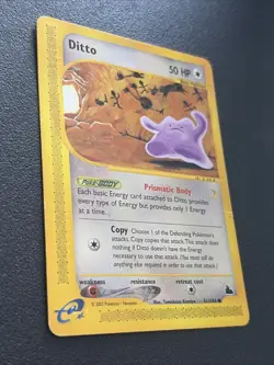 Ditto 51/144 Pokemon Skyridge Card Non Holo MP 2003 - Image 3