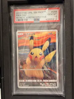 PSA 10 GEM MINT Pokemon Pikachu #288 Munch Promo 2018 Japanese SM-P 288 - Image 5