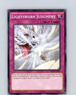 Yu-Gi-Oh TCG Lightsworn Judgment RATE-EN095 1st Edition Regular Common Card NM - Image 1