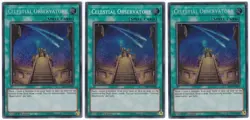 3x Celestial Observatory - (CYHO-EN064 - 1st Ed - Secret Rare) - NM - Yugioh - Image 1