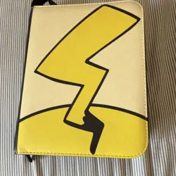 Pikachu Pokemon binder + all of the cards inside + all of these sleeves inside - Image 1