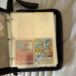 Pikachu Pokemon binder + all of the cards inside + all of these sleeves inside - Image 4