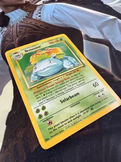 Pokemon TCG Venusaur Base Set Holo Unlimited Rare Card 15/102 - Image 2