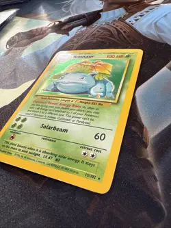 Pokemon TCG Venusaur Base Set Holo Unlimited Rare Card 15/102 - Image 3