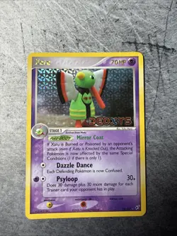 Pokemon Card - Xatu Deoxys 29/107 Reverse Holo Stamped - Image 1