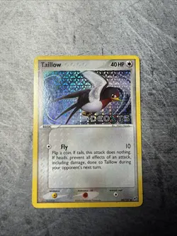 Taillow 80/107 Ex Deoxys Stamped Reverse Holo Pokemon Card - Image 1