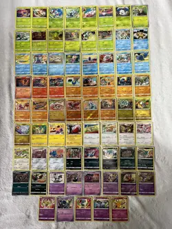 Pokemon TCG Tomokazu Komiya Abstract Pokemon 69 Card Lot – No Duplicates – LP/NM - Image 1