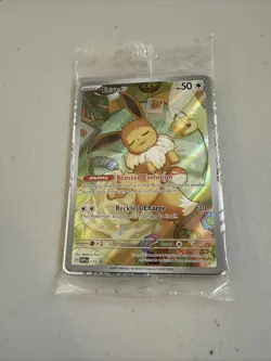 Pokemon TCG Eevee 173 Holo Promo Prismatic Evolutions Sealed Card - Image 1