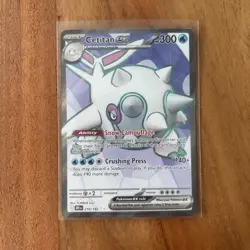 Pokemon TCG Cetitan EX Full Art Ultra Rare Holo Card 210/182 Destined Rivals - Image 1