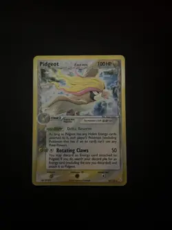 Pokemon EX Holon Phantoms Holo Card Pidgeot Delta Species 14/110 MP Condition - Image 1