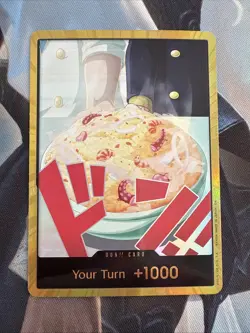 Sanji - Gold DON!! Card ONE PIECE The Best vol.2 English PRB-02 - Image 1