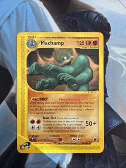 Pokemon TCG E-Series Expedition Machamp Card 51/165 - Image 1