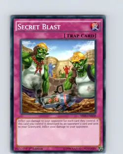 Yu-Gi-Oh TCG Secret Blast SR04-EN038 1st Edition Regular Common Card NM - Image 1