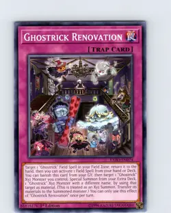 Yu-Gi-Oh TCG Ghostrick Renovation EXFO-EN074 1st Edition Regular Common Card NM - Image 1