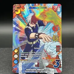Blazing Icicle MH04-CLR01 P 5/11 My Hero Academia Universus Card - Image 1