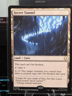 Secret Tunnel MTG TLA R0278 Nonholo NM - Image 1