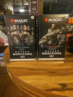 Magic: The Gathering Modern Horizons 3 Tricky Terrain Graveyard Commander Deck - Image 1